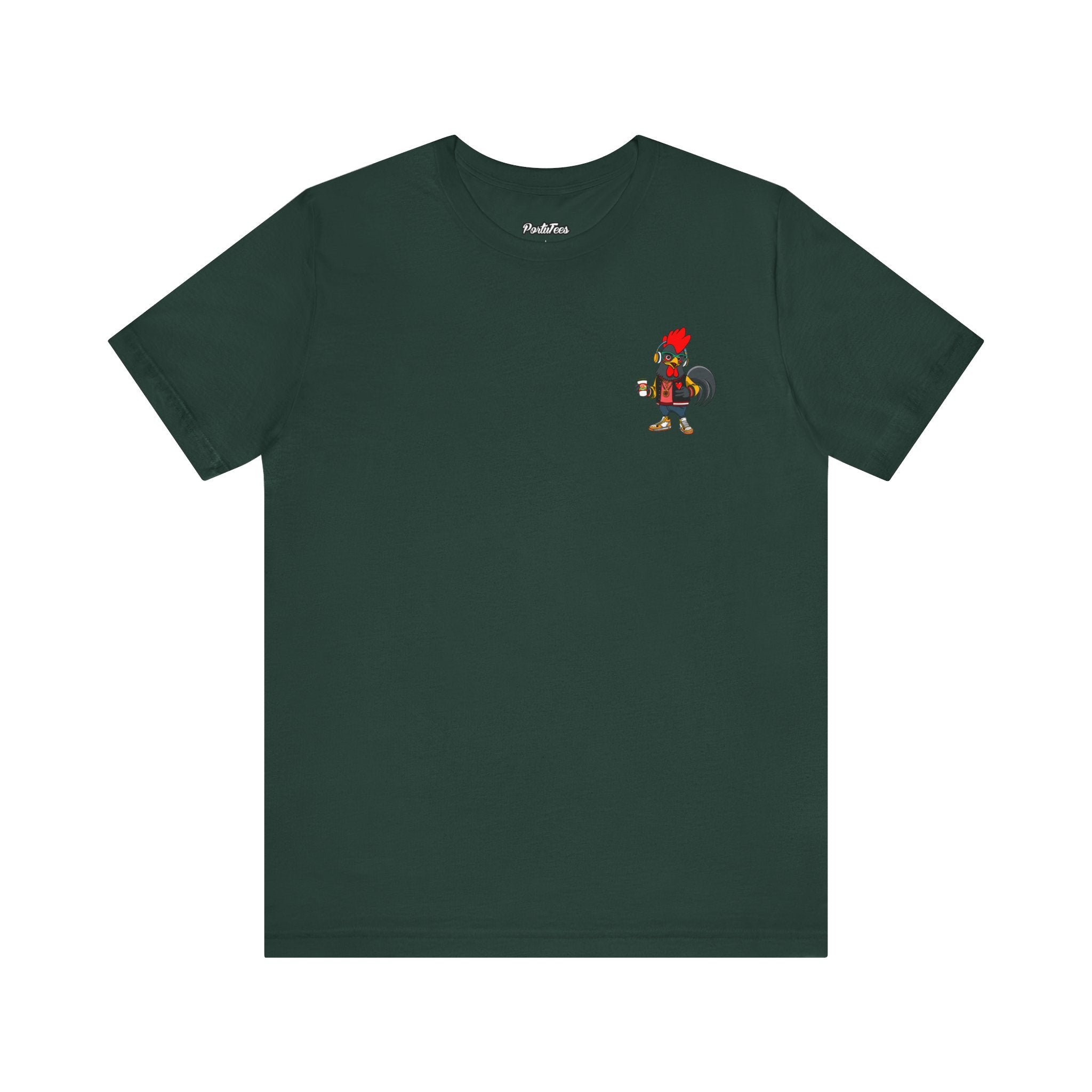 Hipster Barcelos Rooster Tee