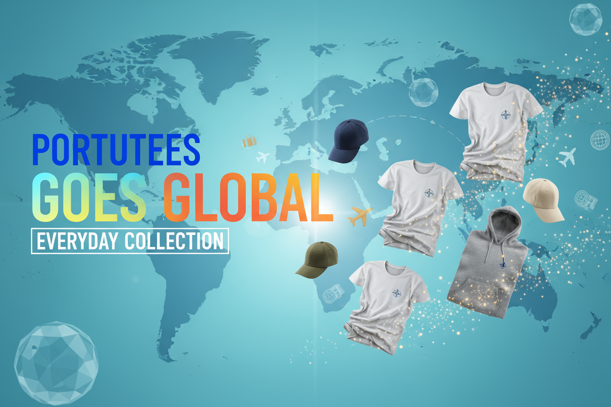 🧢 PORTUTEES GOES GLOBAL: INTRODUCING THE EVERYDAY COLLECTION 🌎✨