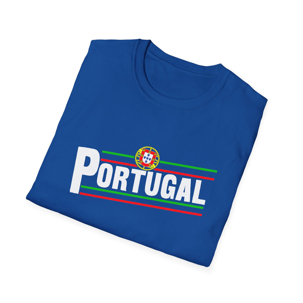 Portugal Graphic T-Shirt — Retro Flag Crest Tee