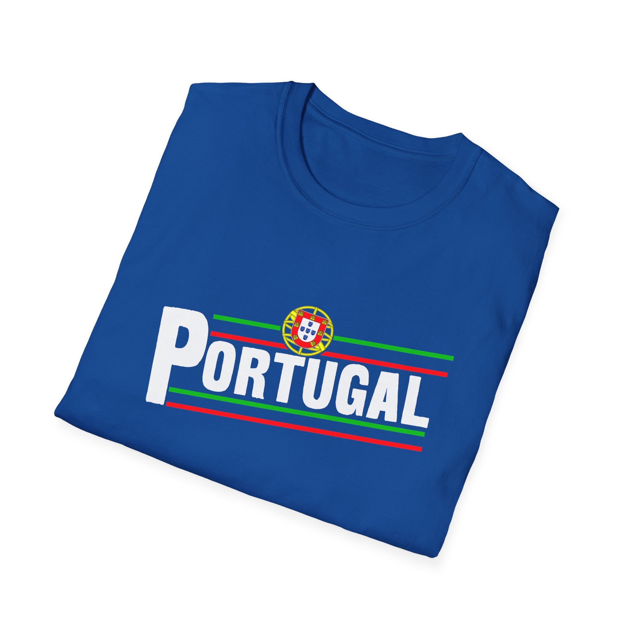 Portugal Graphic T-Shirt — Retro Flag Crest Tee