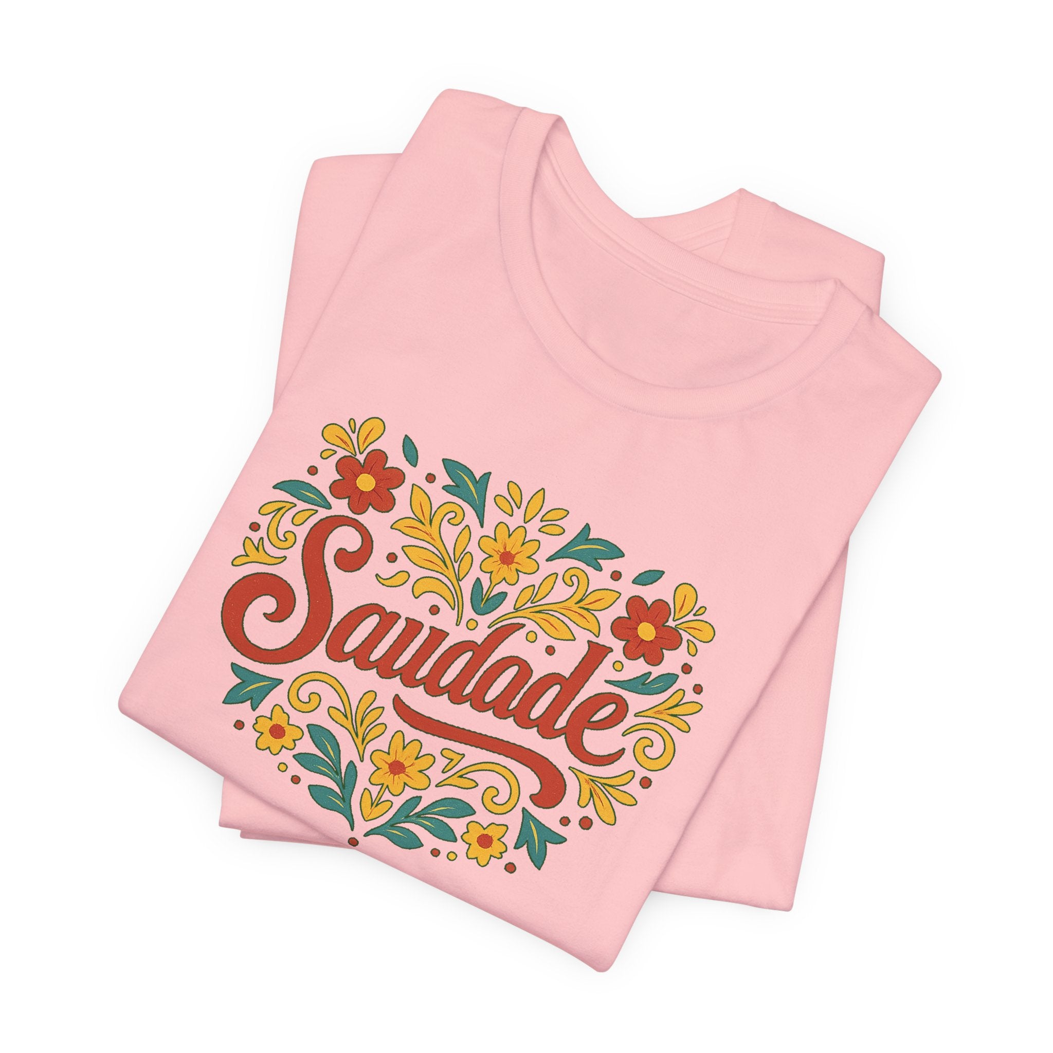 Saudade Floral Tee — Portuguese Nostalgia T-Shirt