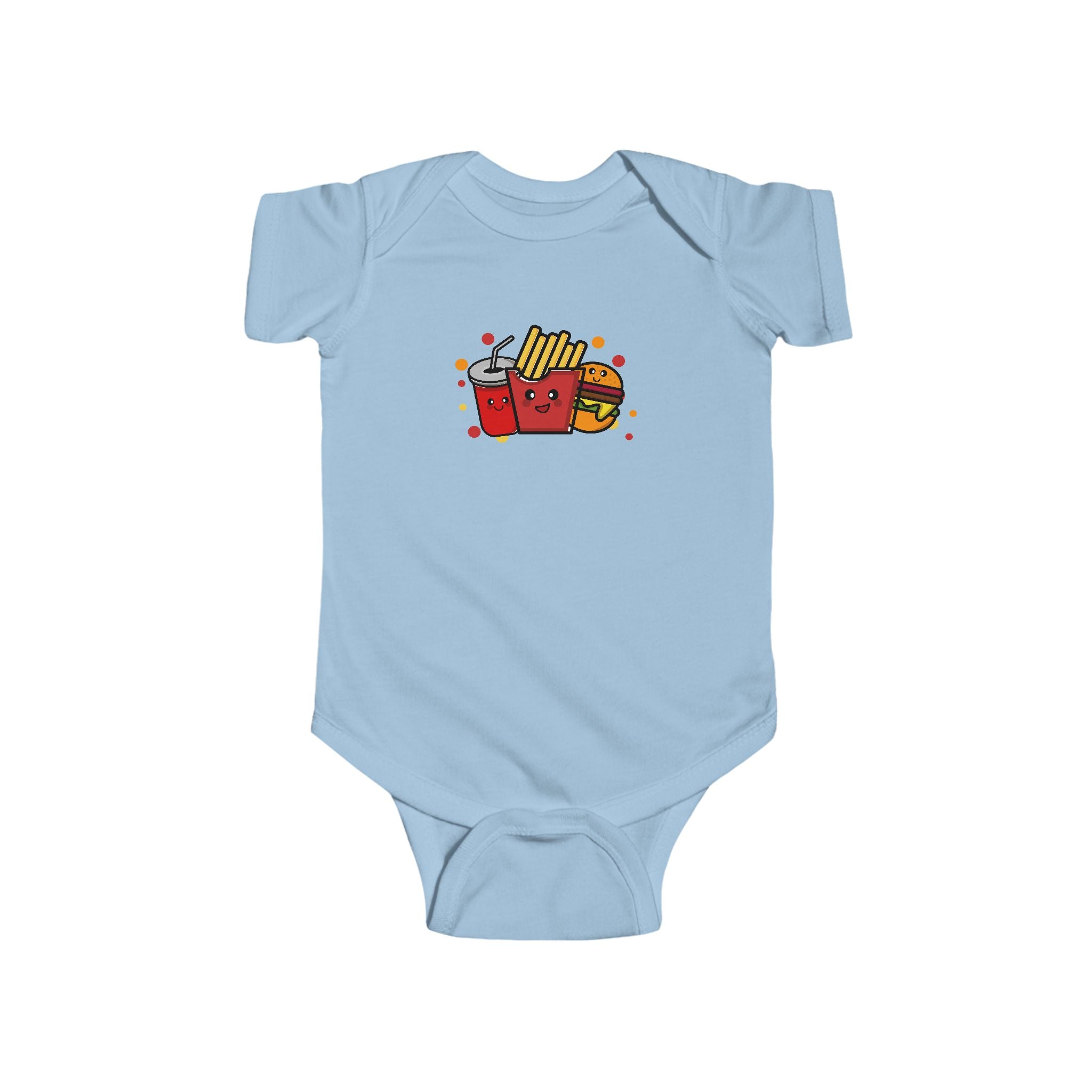 Cute Fast Food Onesie, Baby Romper, Newborn Jumpsuit, Foodie Baby Outfit, Fast Food Lover Gift