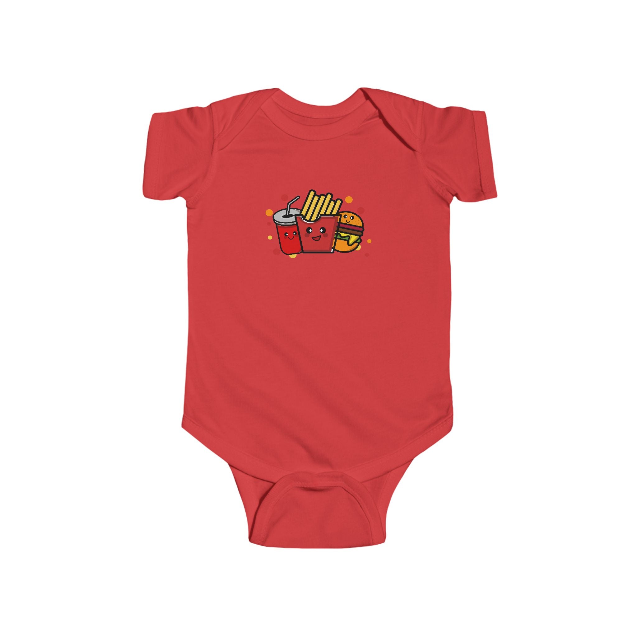 Cute Fast Food Onesie, Baby Romper, Newborn Jumpsuit, Foodie Baby Outfit, Fast Food Lover Gift
