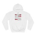 Gym Life Unisex Hoodie, Workout Sweatshirt, Fitness Apparel, Gift for Gym Lovers, College Casual Wear