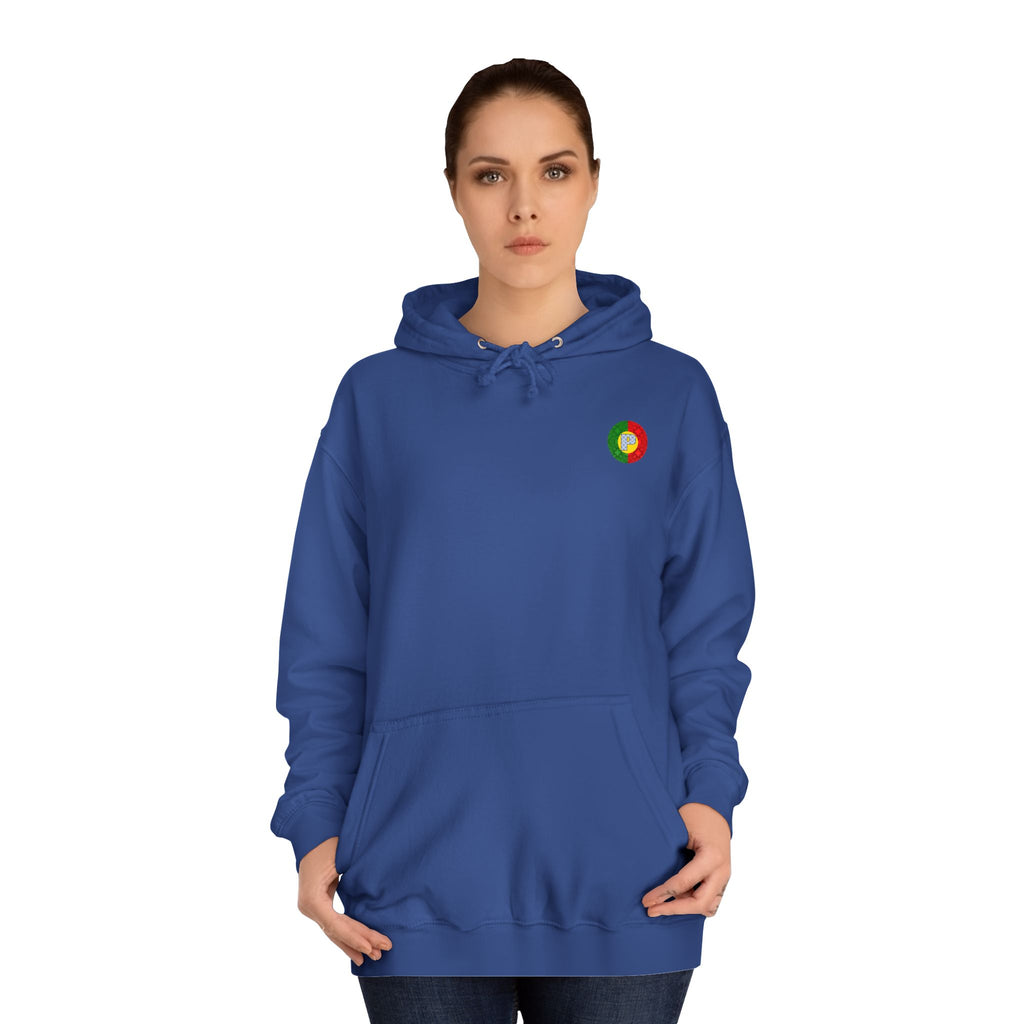 Hip-Hop Portuguese Rooster Hoodie - Urban Style Sweatshirt, Trendy College Apparel, Unisex Outerwear, Chicken Lover Gift, Cool Rooster