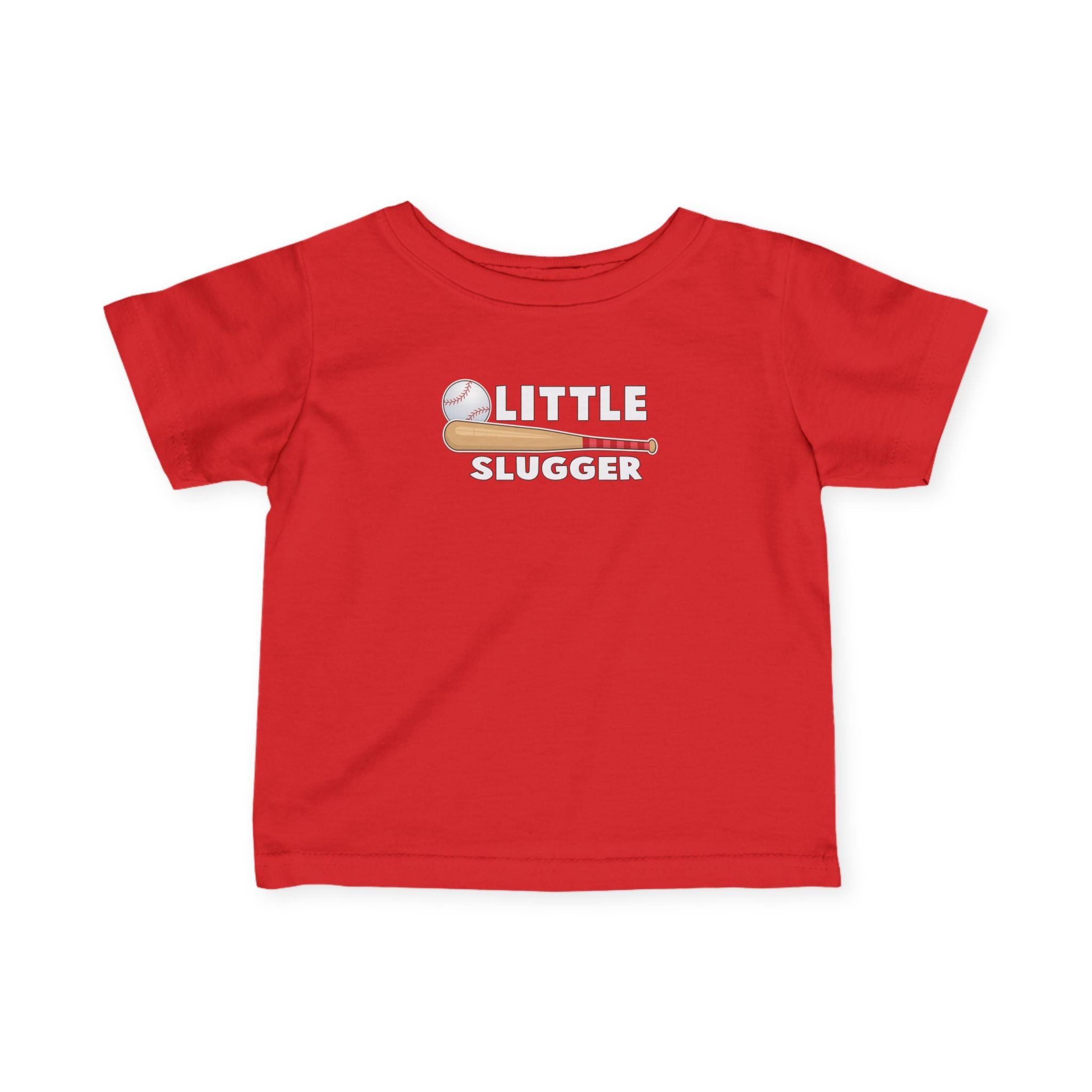 Little Slugger Infant Tee, Baby Baseball T-Shirt, Gift for New Parents, Toddler Sports Wear, Cute Kids Clothing, Birthday Outfit, Summer Top