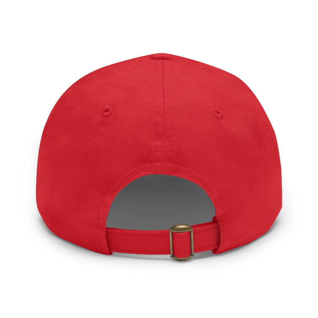 Portugal Flag Leather Patch Dad Hat – Vintage Rectangular Emblem Cap