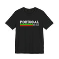 Portugal Graphic Tee, Unisex Jersey Shirt, Casual Wear, Travel Souvenir, Gift for Portugal Lovers, Summer Outfit