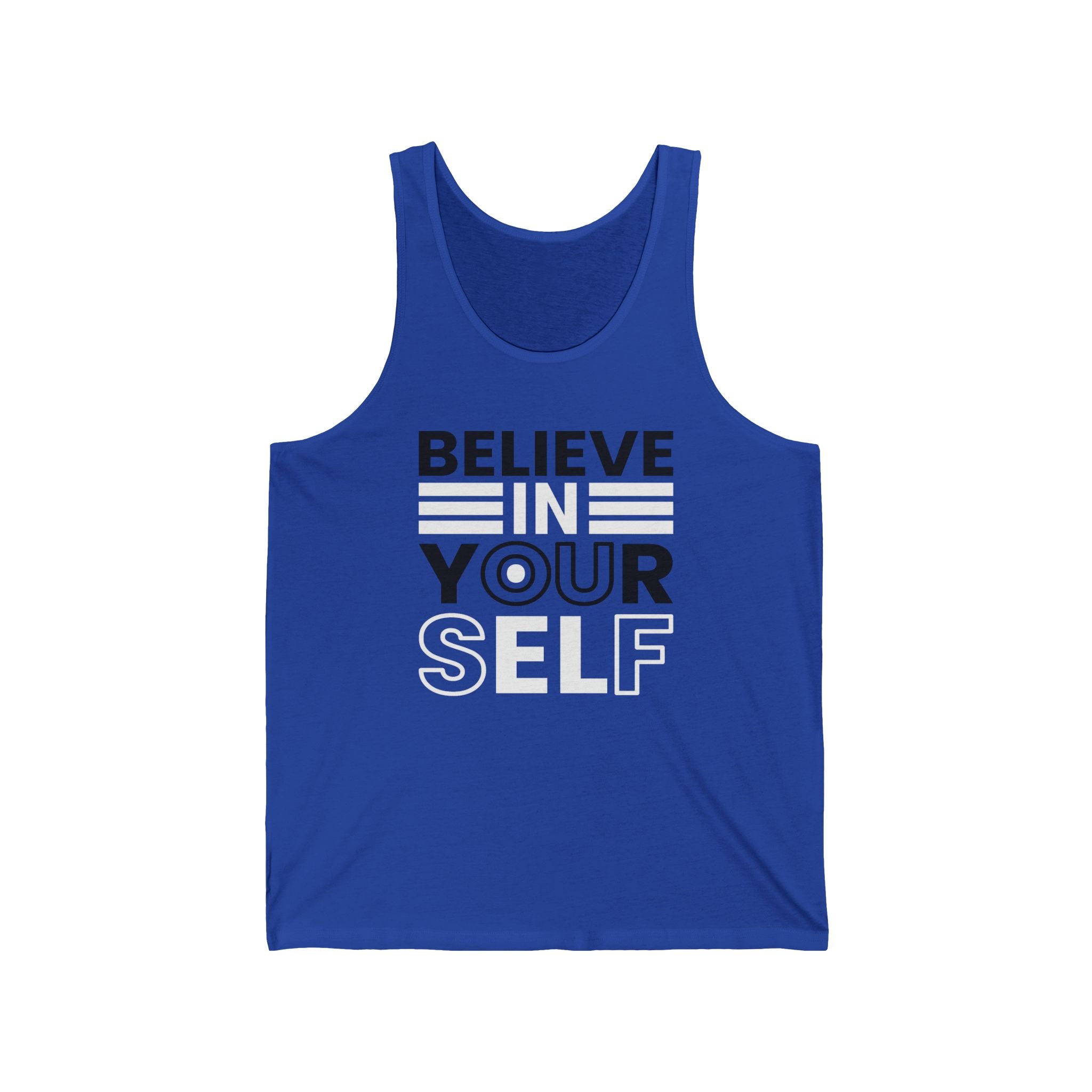 Inspirational Unisex Jersey Tank Top - Motivational Apparel, Workout Shirt, Gym Tank, Self-Love Gift, Fitness Clothing