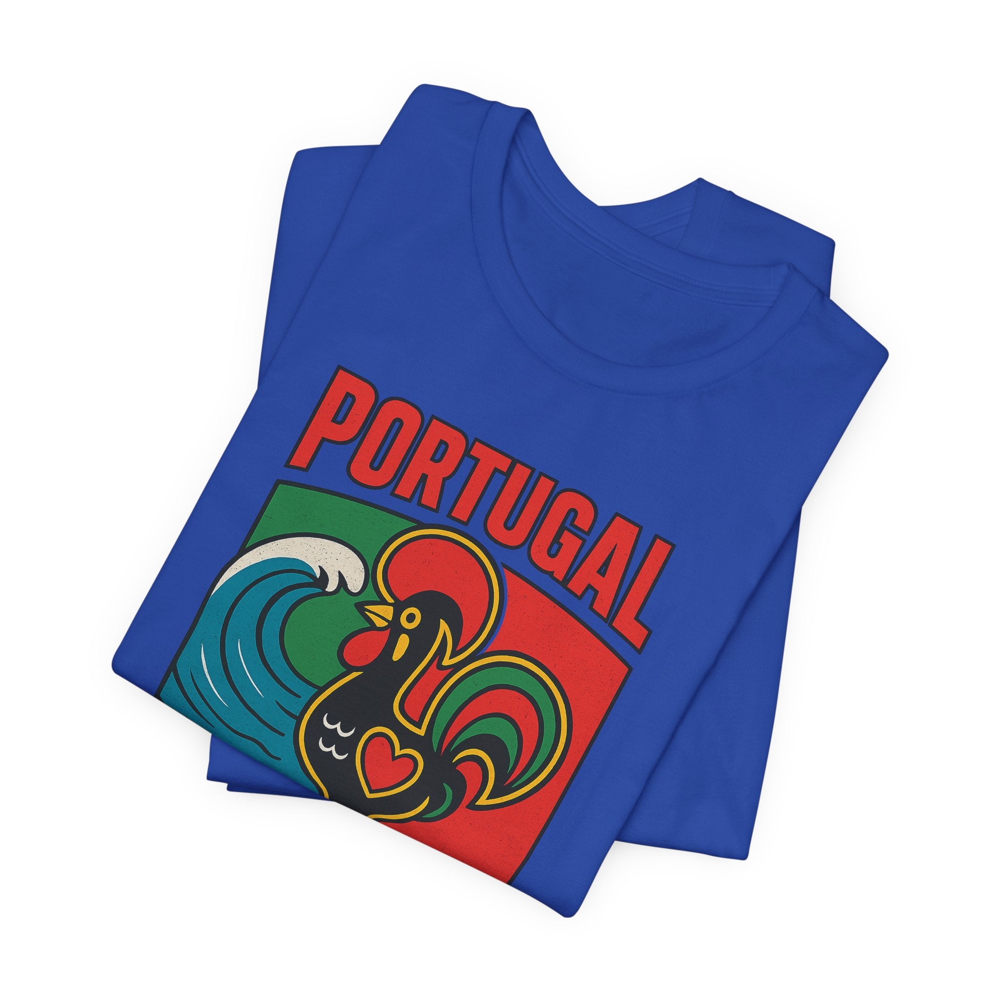 Portugal Rooster Graphic Tee — Vintage Galo de Barcelos Portugal T-Shirt