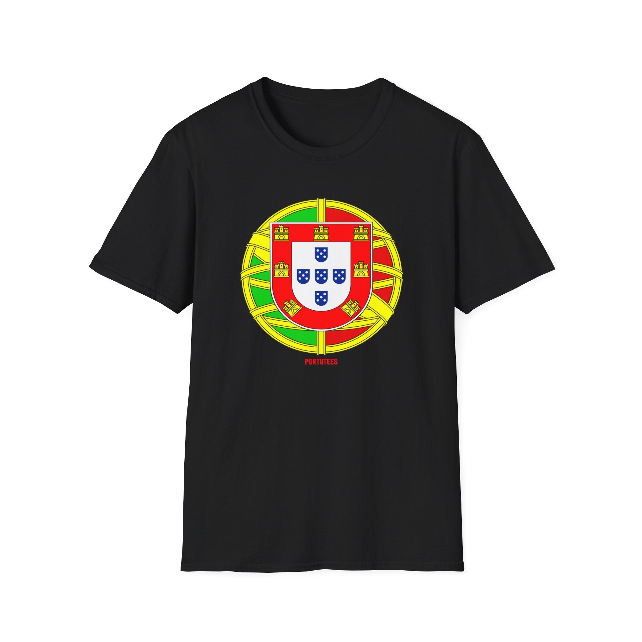 Portugal Crest T‑Shirt — Portuguese Coat of Arms Graphic Tee