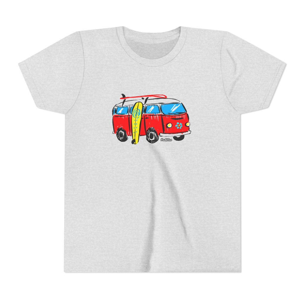 Retro Surf Van Youth Tee - Fun Summer Vibe for Kids
