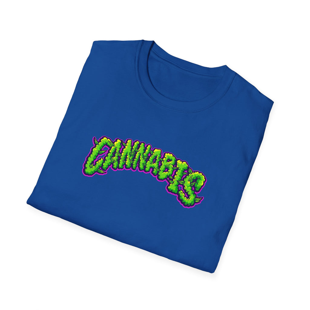 Cannabis Unisex Softstyle T-Shirt - Fun & Relaxed Vibe, Perfect for Casual Wear, Gift for 420 Celebrators, Everyday Comfort