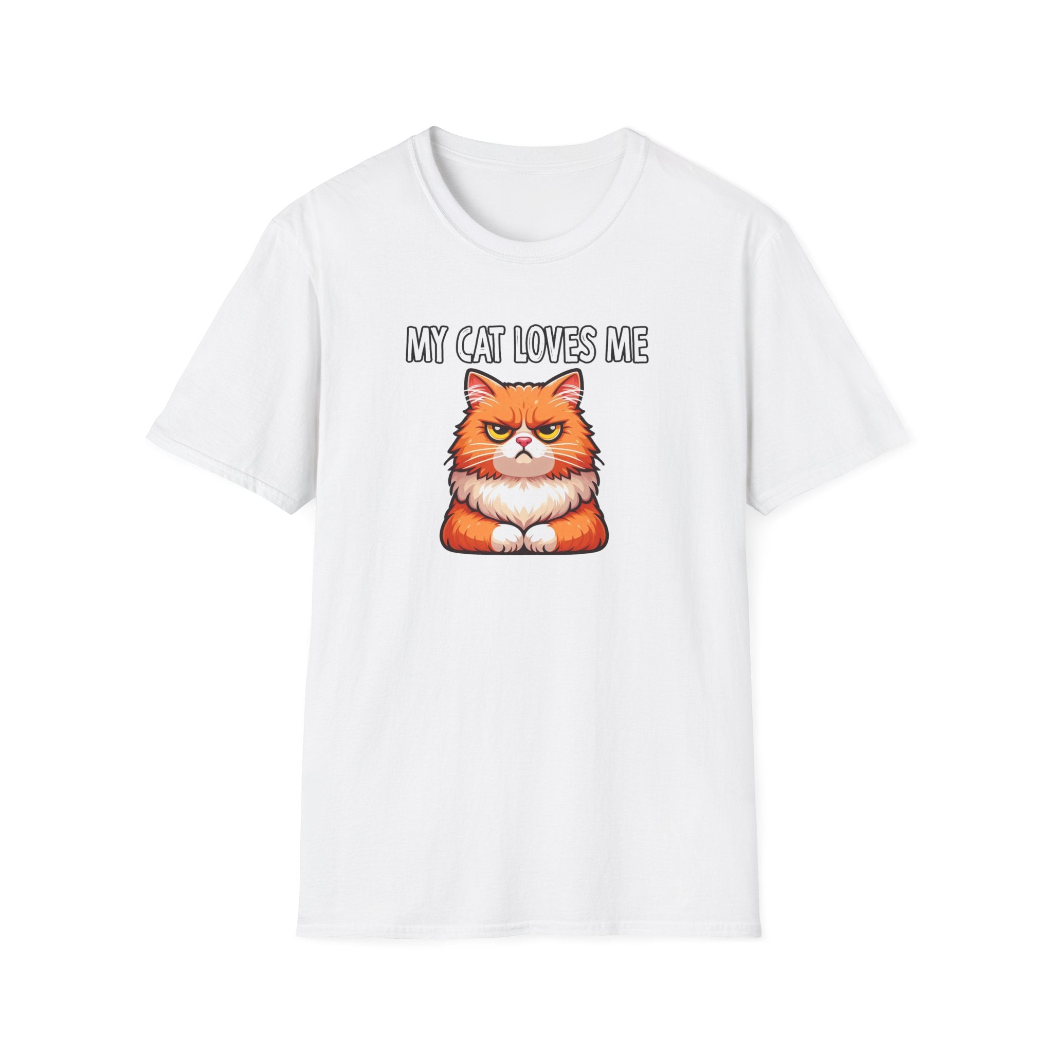 My Cat Loves Me T-Shirt, Cute Cat Lover Gift, Pet Owner Tee, Funny Animal Shirt, Comfortable Unisex Casual Wear