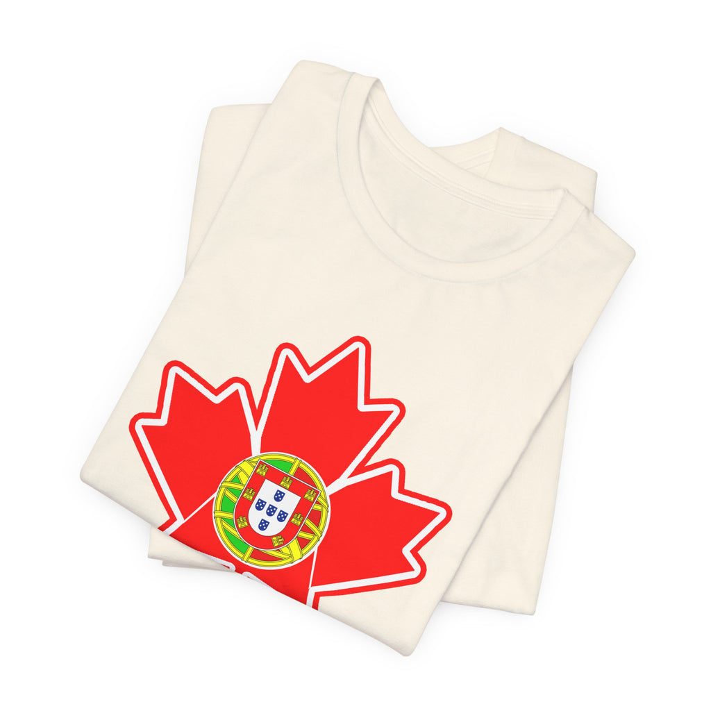 Portuguese Canadian Maple Leaf T-Shirt — Portuguese Canada Pride Tee
