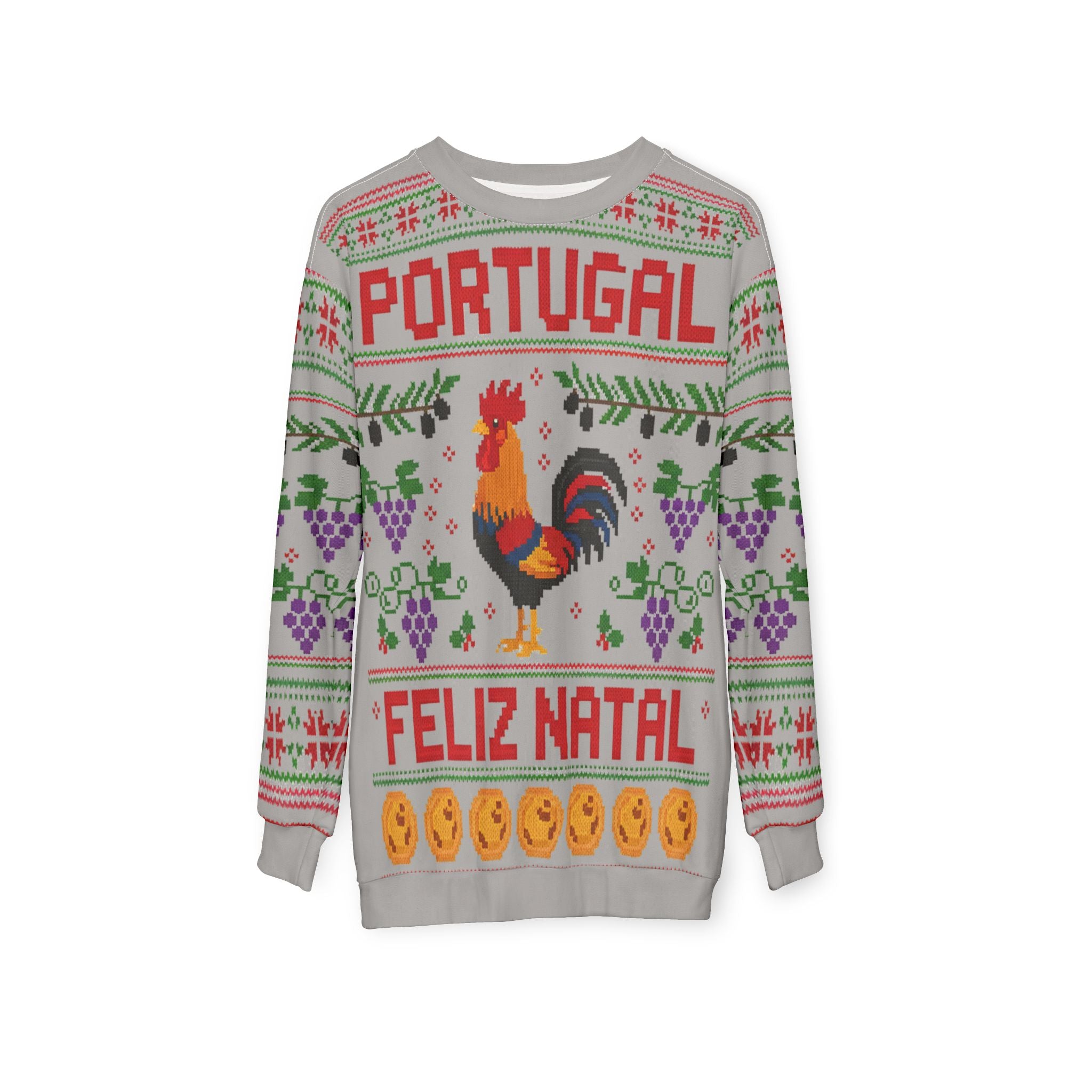 Portugal Feliz Natal Rooster Christmas Sweatshirt