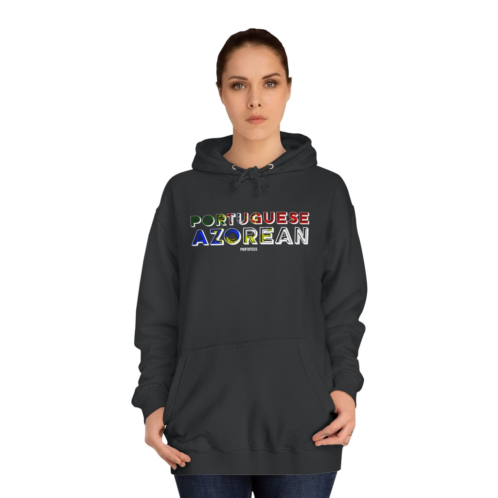 Azorean Portuguese Hoodie — Colorful Island Pride Pullover