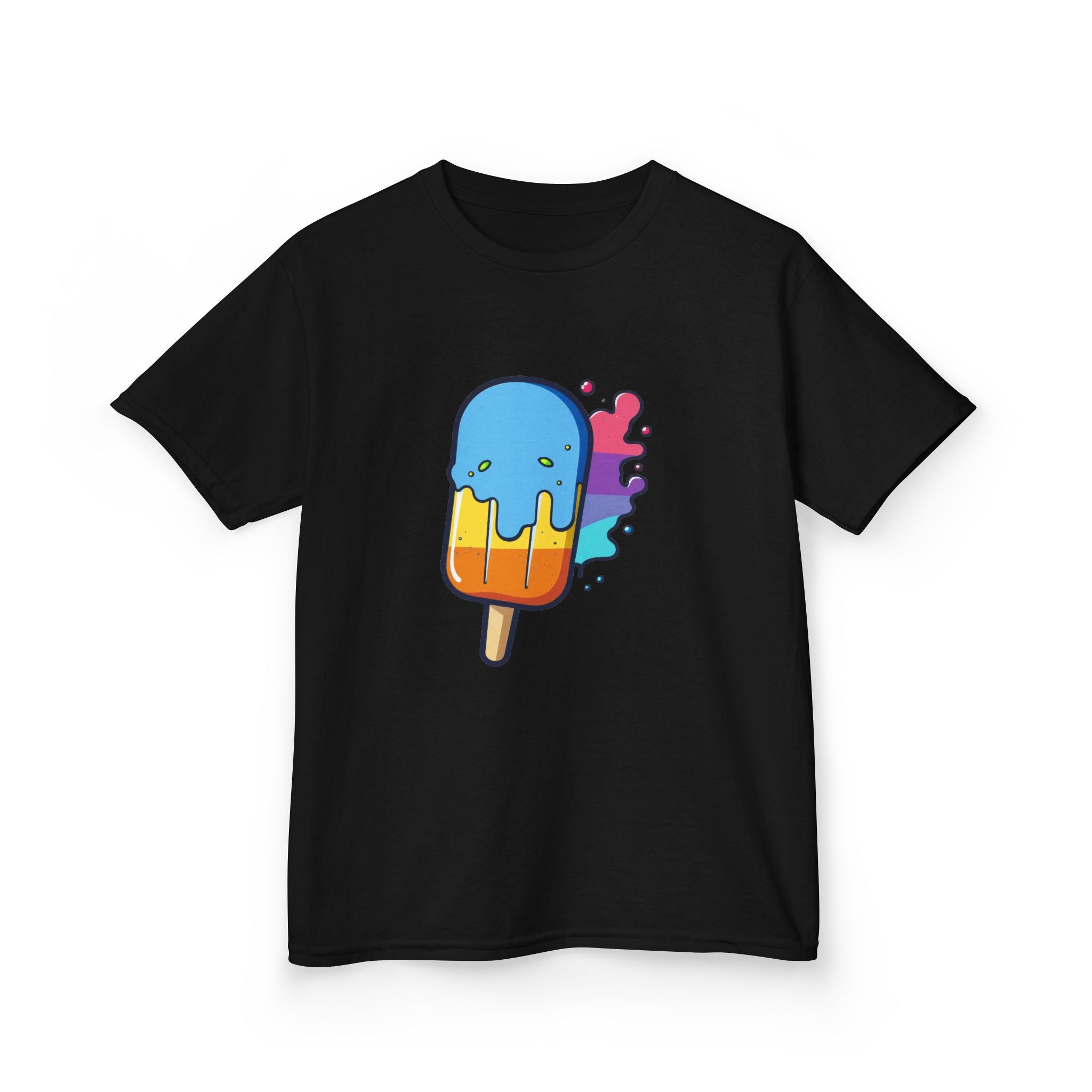 Colorful Ice Cream Tee for Kids, Fun Summer Gift, Ice Cream Party Shirt, Kids Cotton T-shirt, Playful Summer Outfit, Birthday Gift
