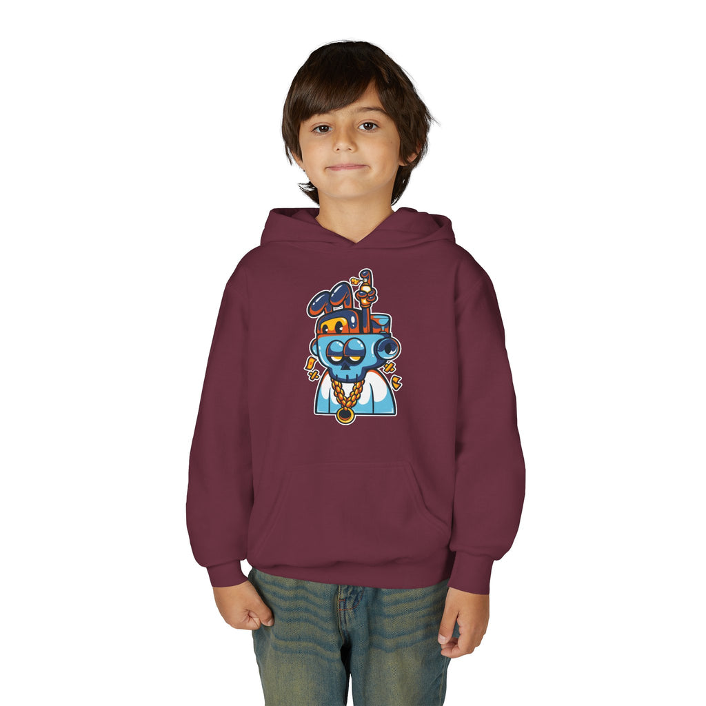 Cool Cartoon Character Hoodie, Youth Sweatshirt, Fun Gift for Kids, Graphic Hoodie for Teens, Casual Wear for Youngsters