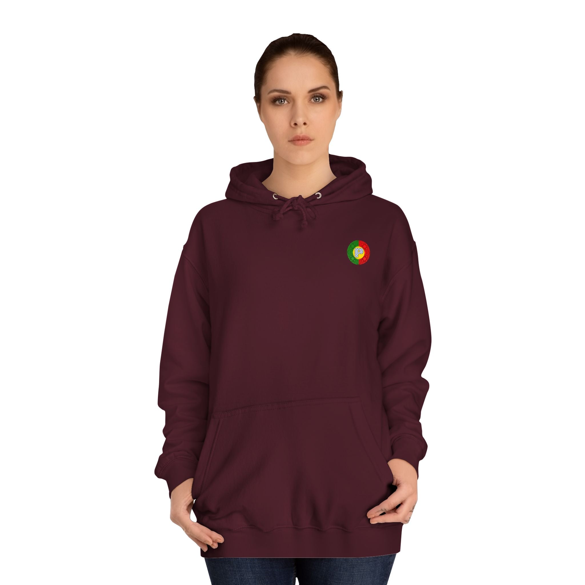 Hip-Hop Portuguese Rooster Hoodie - Urban Style Sweatshirt, Trendy College Apparel, Unisex Outerwear, Chicken Lover Gift, Cool Rooster