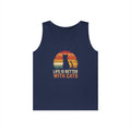 Life Is Better With Cats Tank Top, Cat Lover Gift, Unisex Cat Tank, Summer Shirt, Pet Lover Apparel, Gift for Cat Mom