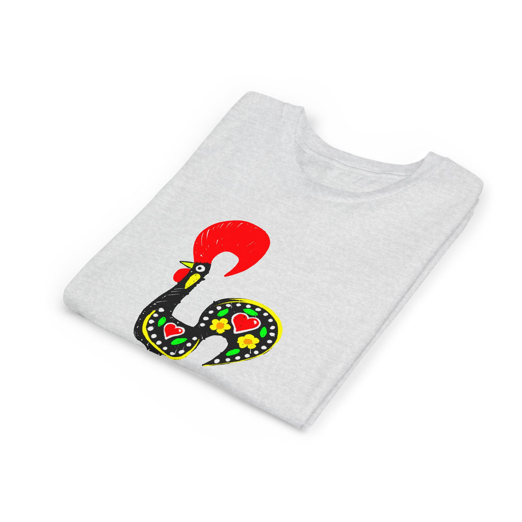 Colorful Rooster Youth Tee - Fun & Playful Shirt for Kids