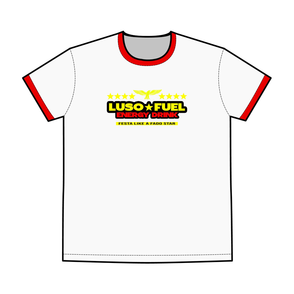 Men's Ringer Tee - Luso Energy Drink Design