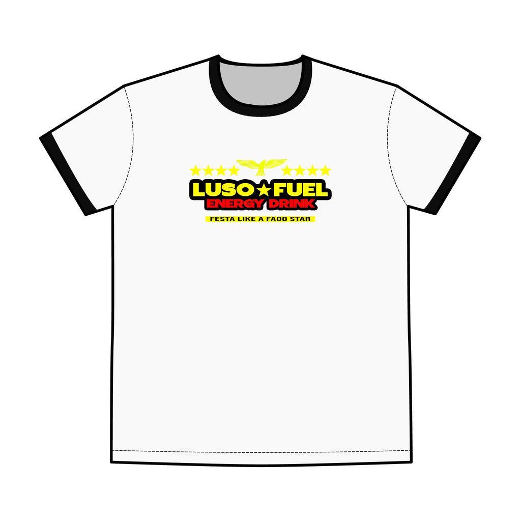 Men's Ringer Tee - Luso Energy Drink Design