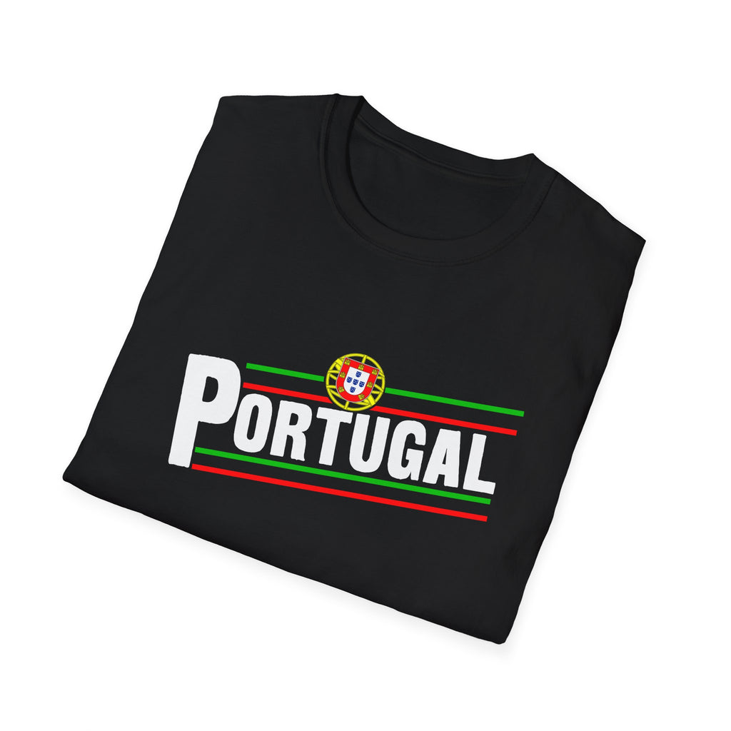 Portugal Graphic T-Shirt — Retro Flag Crest Tee
