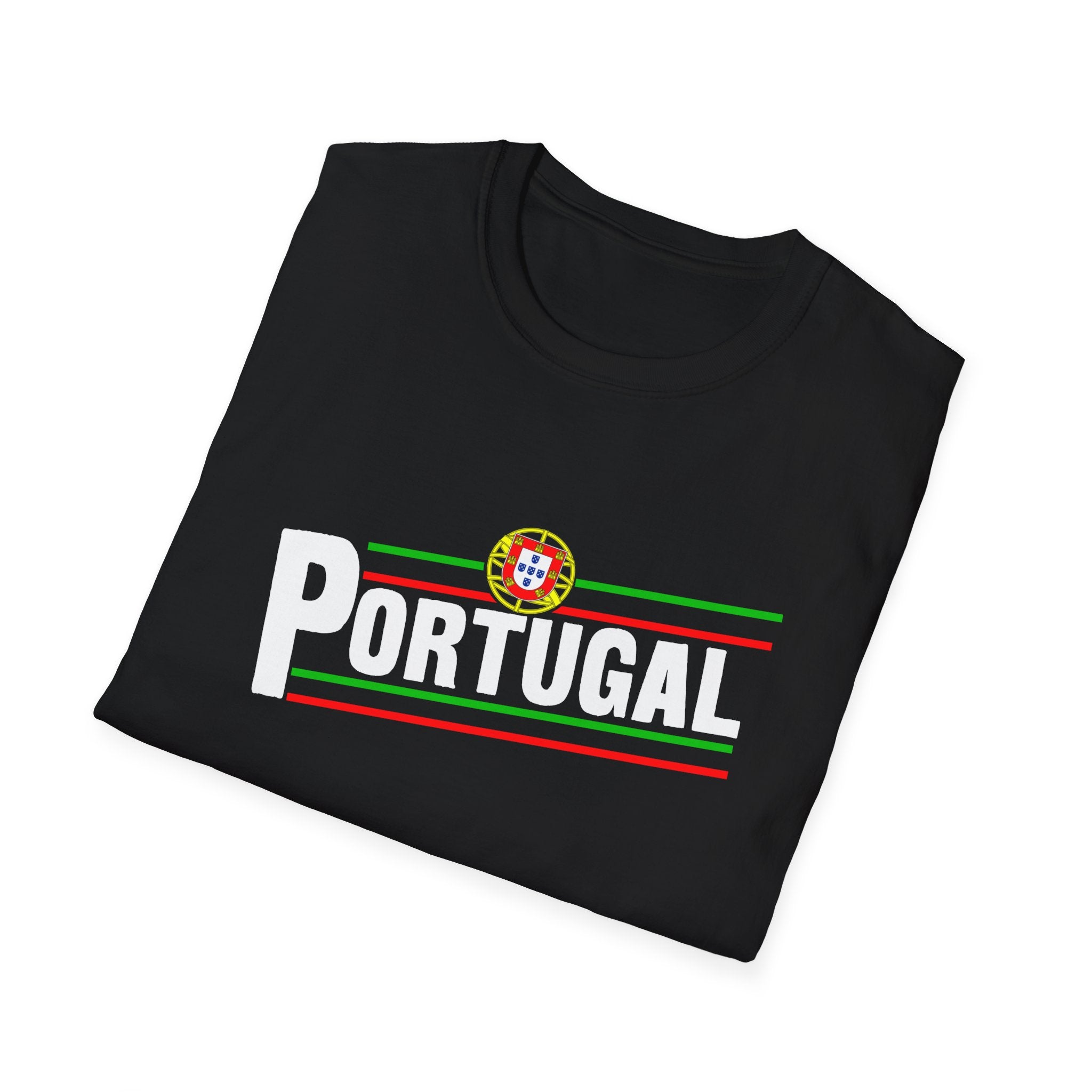 Portugal Graphic T-Shirt — Retro Flag Crest Tee
