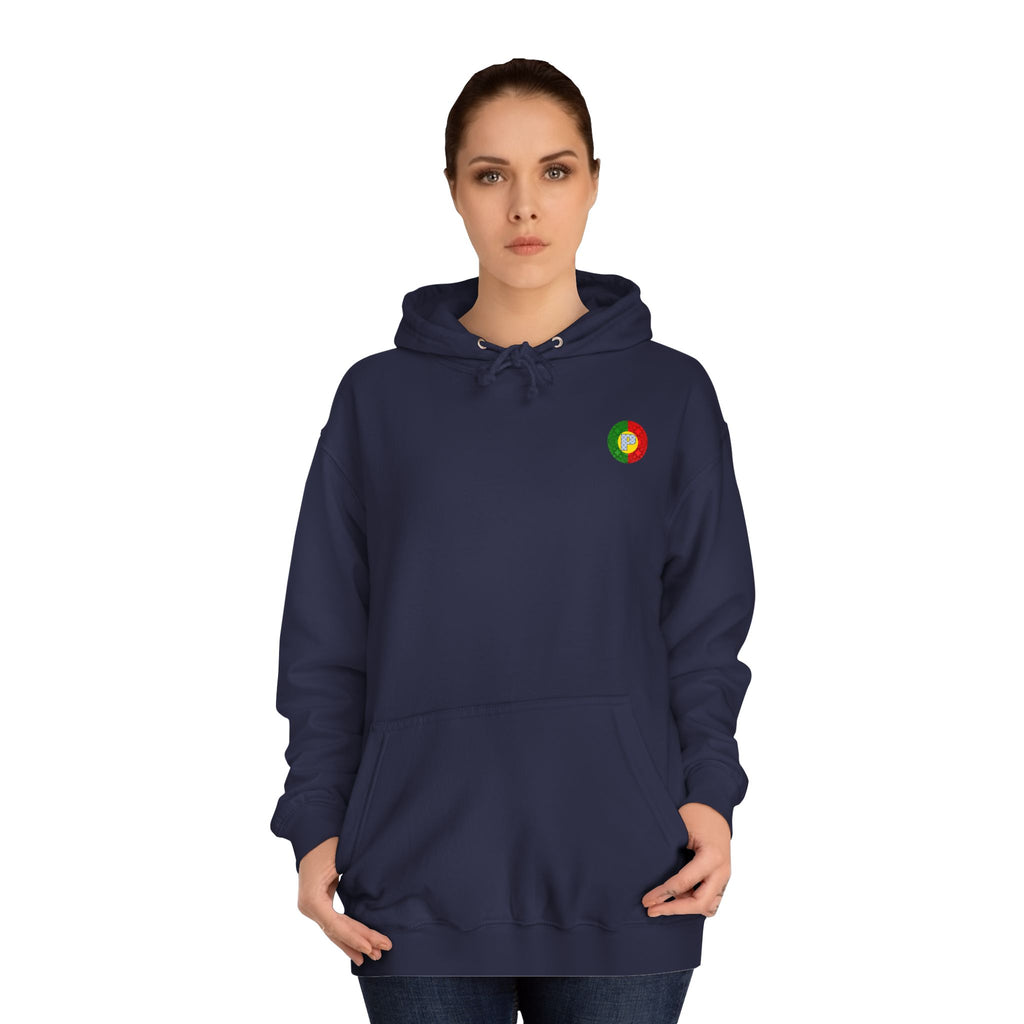 Hip-Hop Portuguese Rooster Hoodie - Urban Style Sweatshirt, Trendy College Apparel, Unisex Outerwear, Chicken Lover Gift, Cool Rooster
