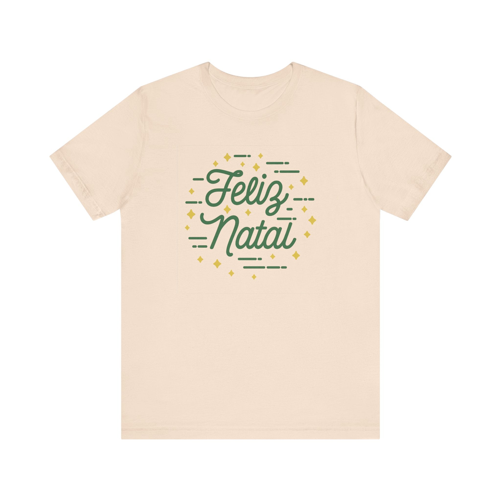 Feliz Natal Unisex Jersey Tee - Festive Holiday Style
