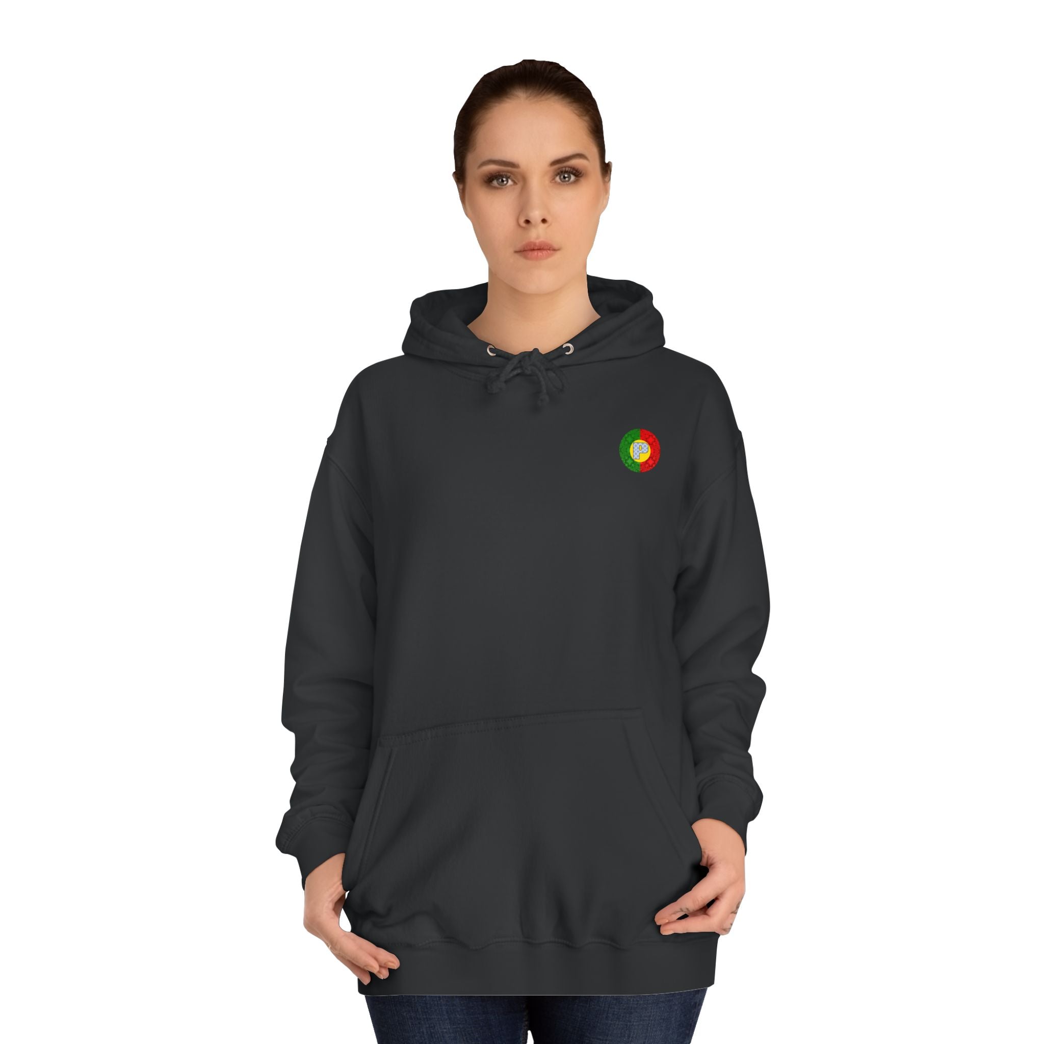 Hip-Hop Portuguese Rooster Hoodie - Urban Style Sweatshirt, Trendy College Apparel, Unisex Outerwear, Chicken Lover Gift, Cool Rooster