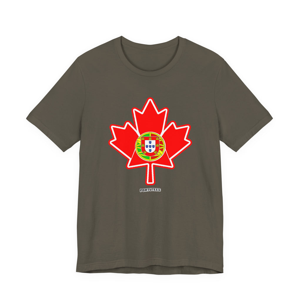 Portuguese Canadian Maple Leaf T-Shirt — Portuguese Canada Pride Tee