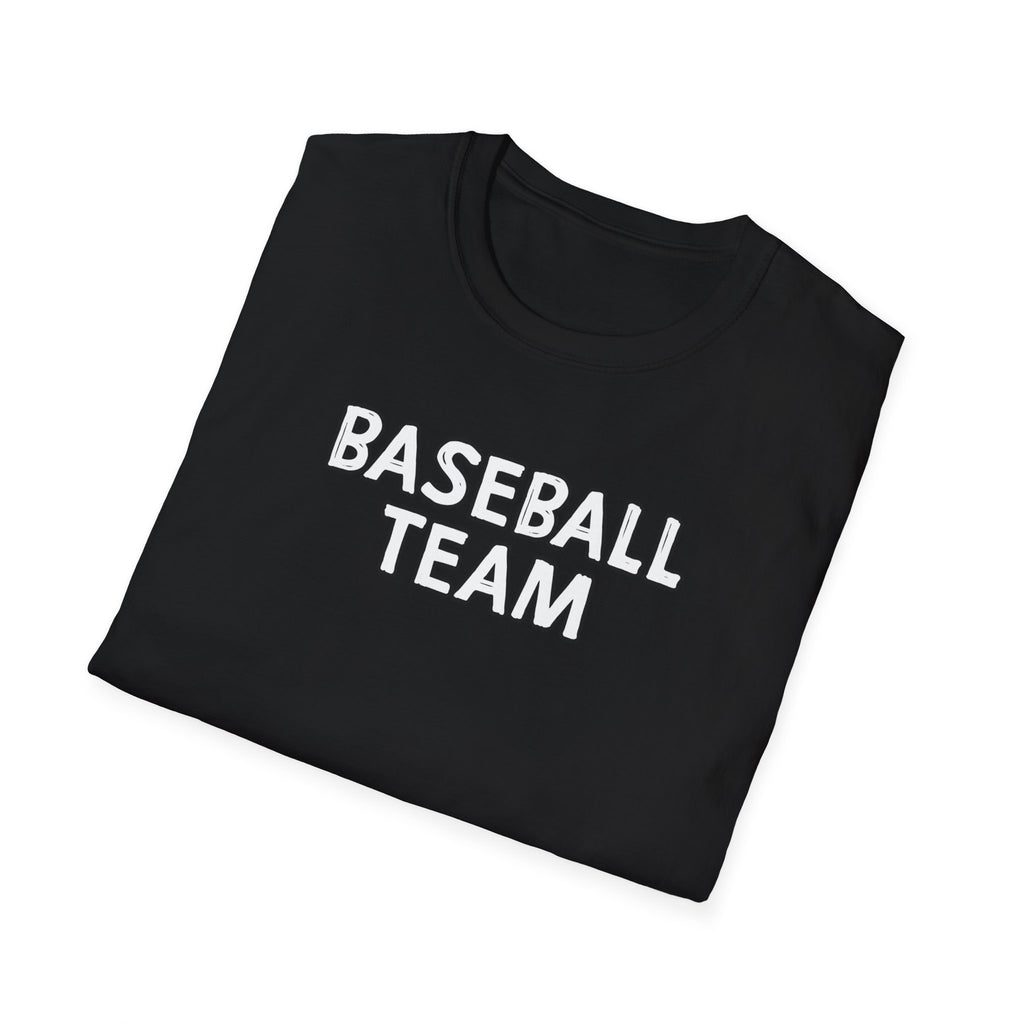 Baseball Team Unisex T-Shirt - Sporty, Casual Wear, Perfect for Team Spirit, Game Days, and Gifts, Summer Fun