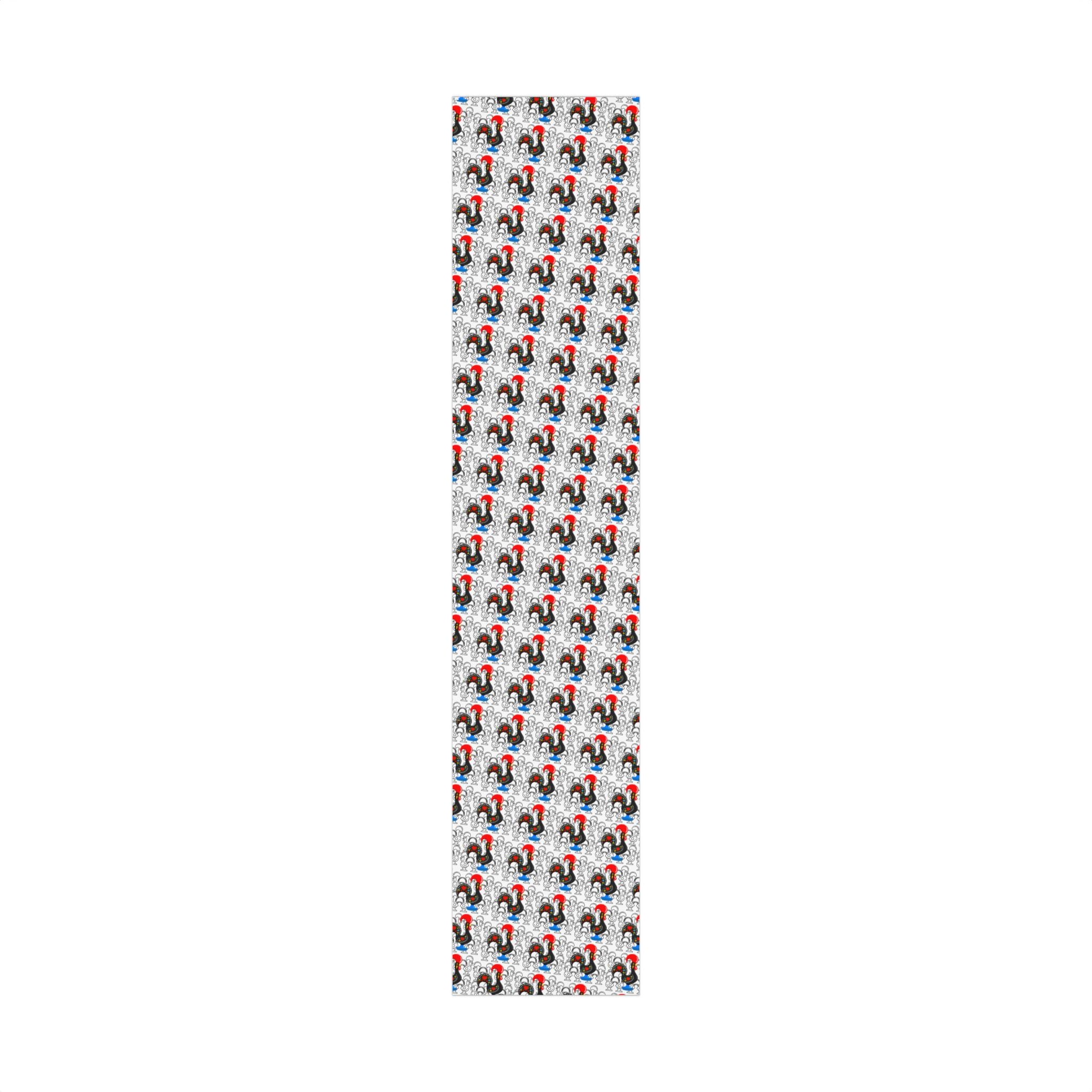 Festive Barcelos Rooster Gift Wrap Papers - Stylish and Playful Wrapping for All Occasions