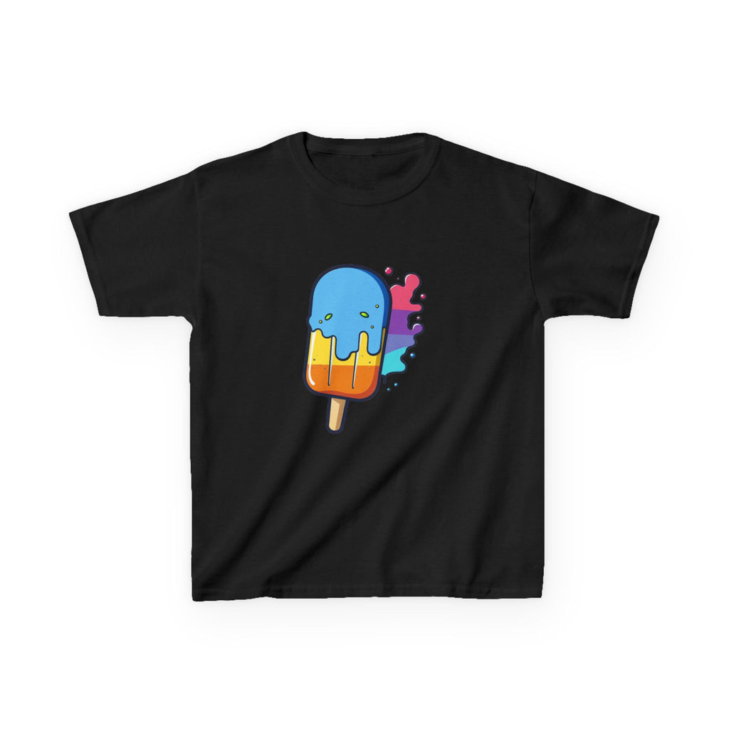 Colorful Ice Cream Tee for Kids, Fun Summer Gift, Ice Cream Party Shirt, Kids Cotton T-shirt, Playful Summer Outfit, Birthday Gift