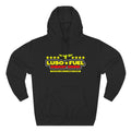 Luso Fuel Hoodie, Cozy Fleece Sweatshirt, Casual Streetwear, Gift for Athletes, Warm Winter Apparel, Sports Motivation Clothing