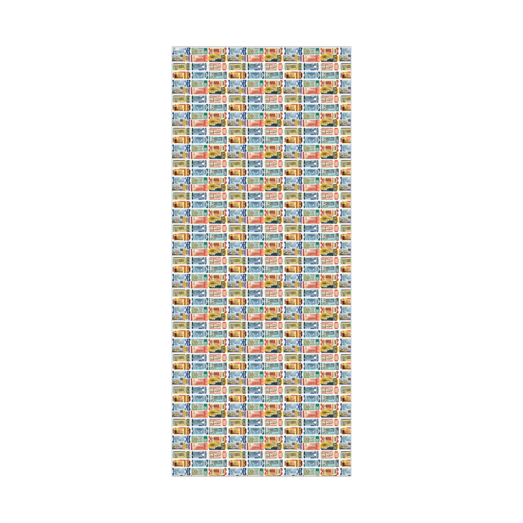 Portugal Travel Tickets Gift Wrap Papers - Unique Wrapping, Holiday Gifts, Birthday Parties, Eco-Friendly Packaging, Special Occasions