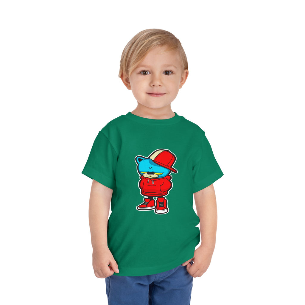 Cool Bear Toddler Tee: Trendy Kids Shirt, Fun Gift for Birthdays, Hipster Style, Everyday Wear, Cute Graphic Tee