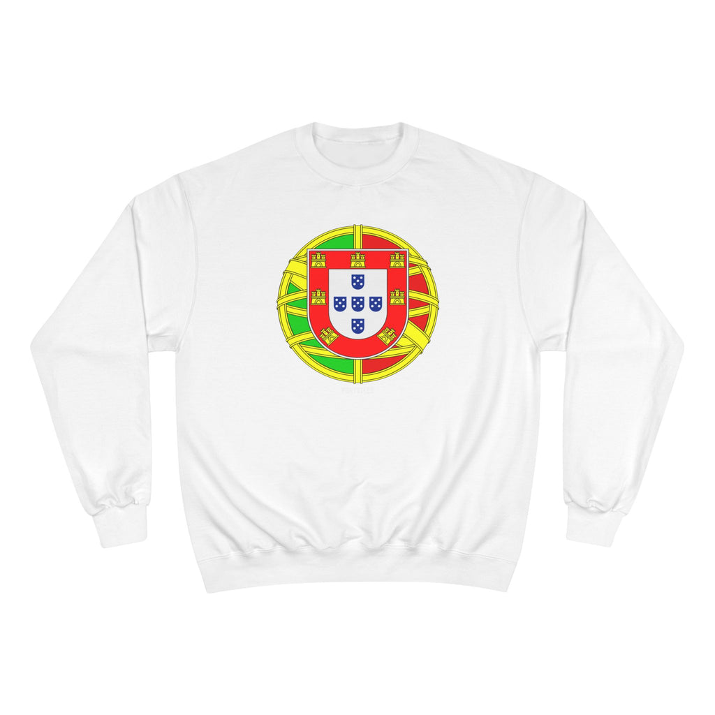 Portugal Crest Sweatshirt - Portuguese Flag Emblem Crewneck