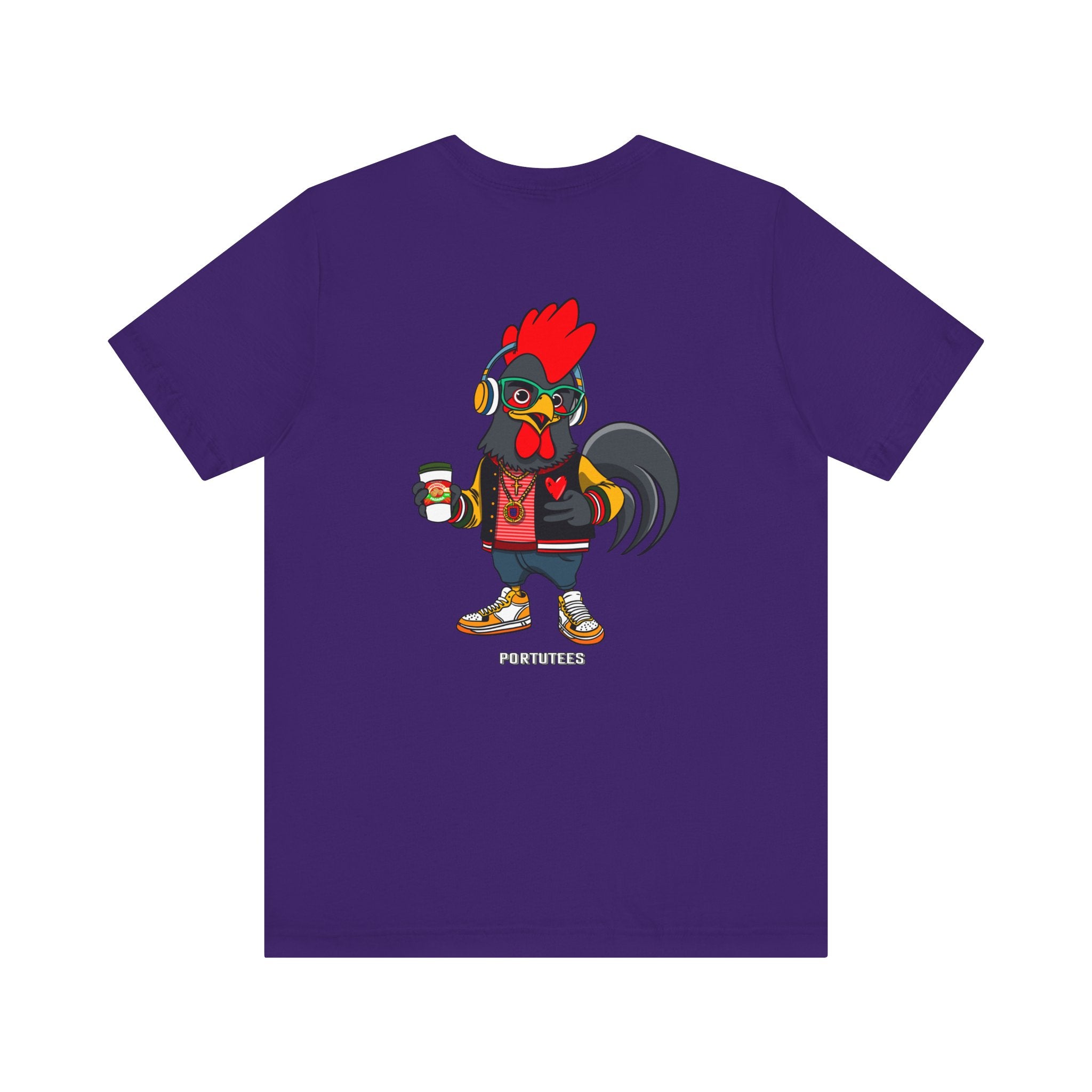 Hipster Rooster Graphic Tee, Fun Unisex Short Sleeve T-Shirt, Quirky Gift, Animal Lover Apparel, Casual Everyday Wear, Gift for Him/Her