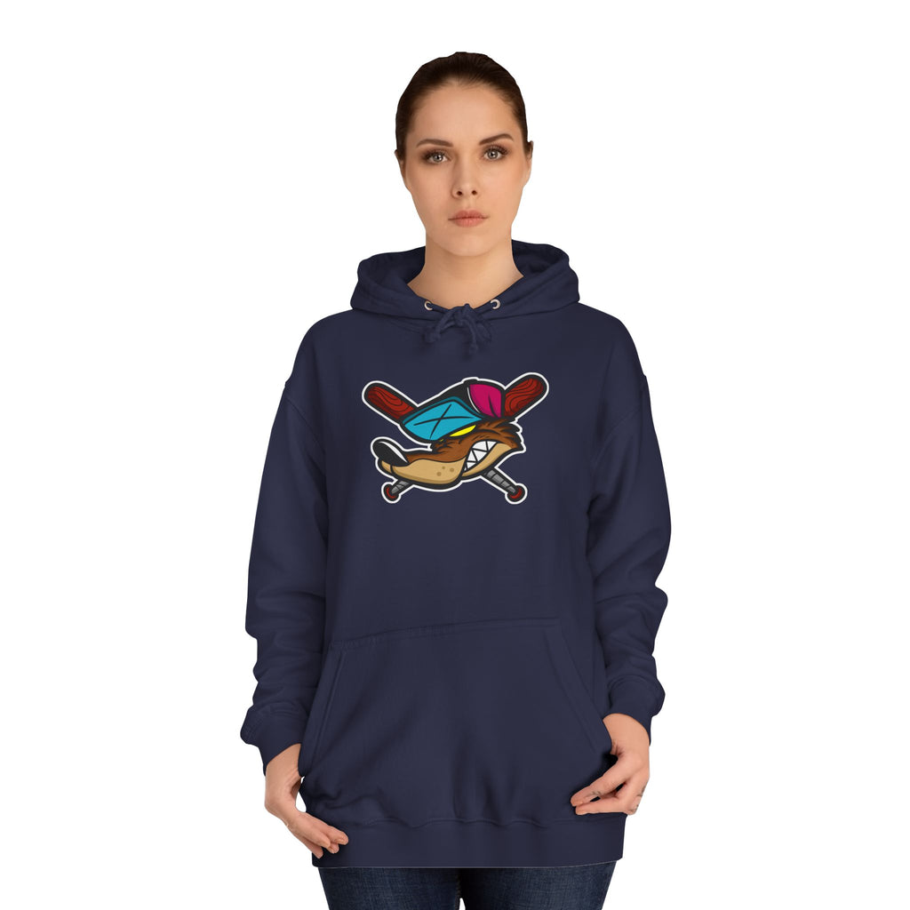 Vintage Cartoon Hoodie, Unisex College Hoodie, Casual Wear, Gift for Students, Cozy Sweatshirt, College Life Apparel