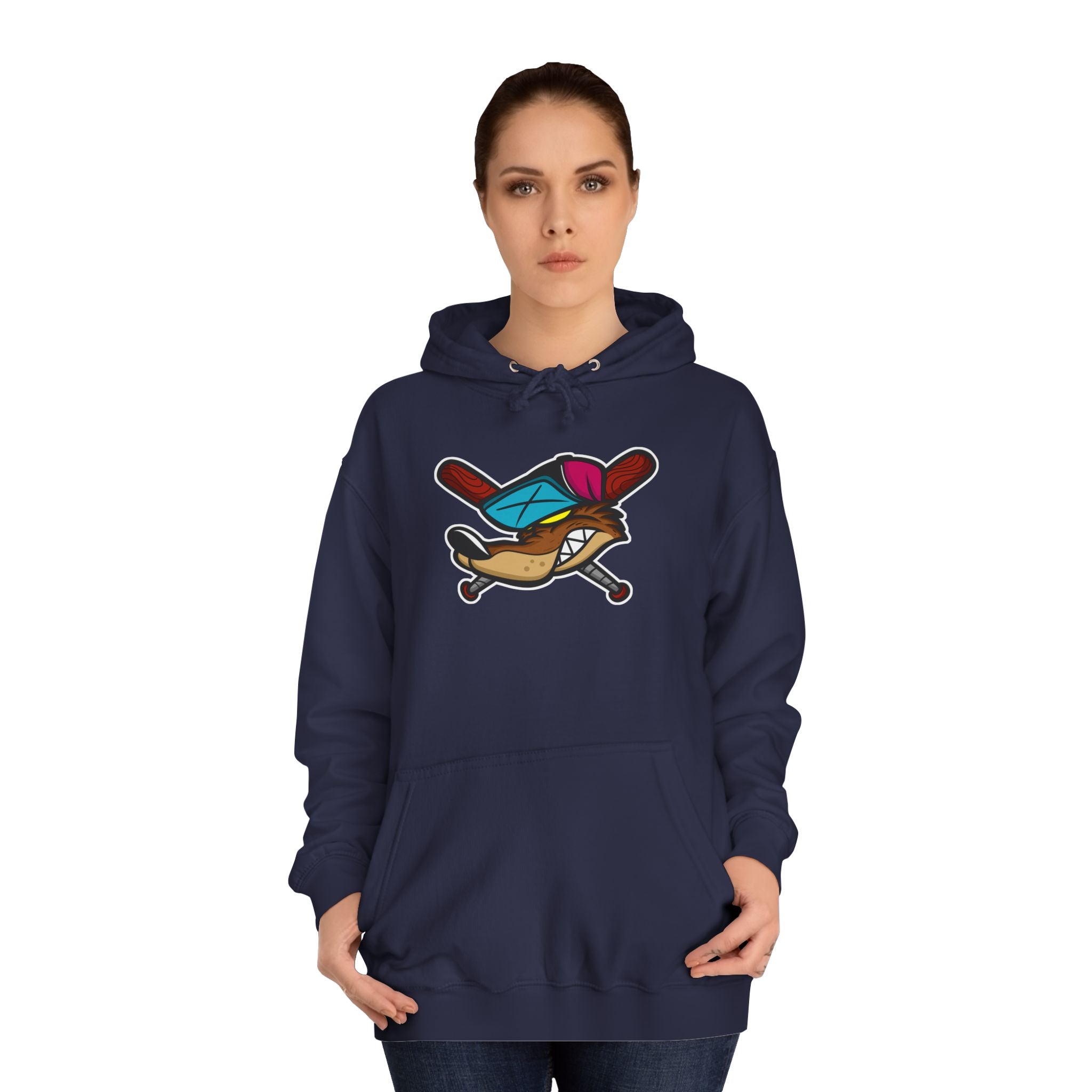 Vintage Cartoon Hoodie, Unisex College Hoodie, Casual Wear, Gift for Students, Cozy Sweatshirt, College Life Apparel