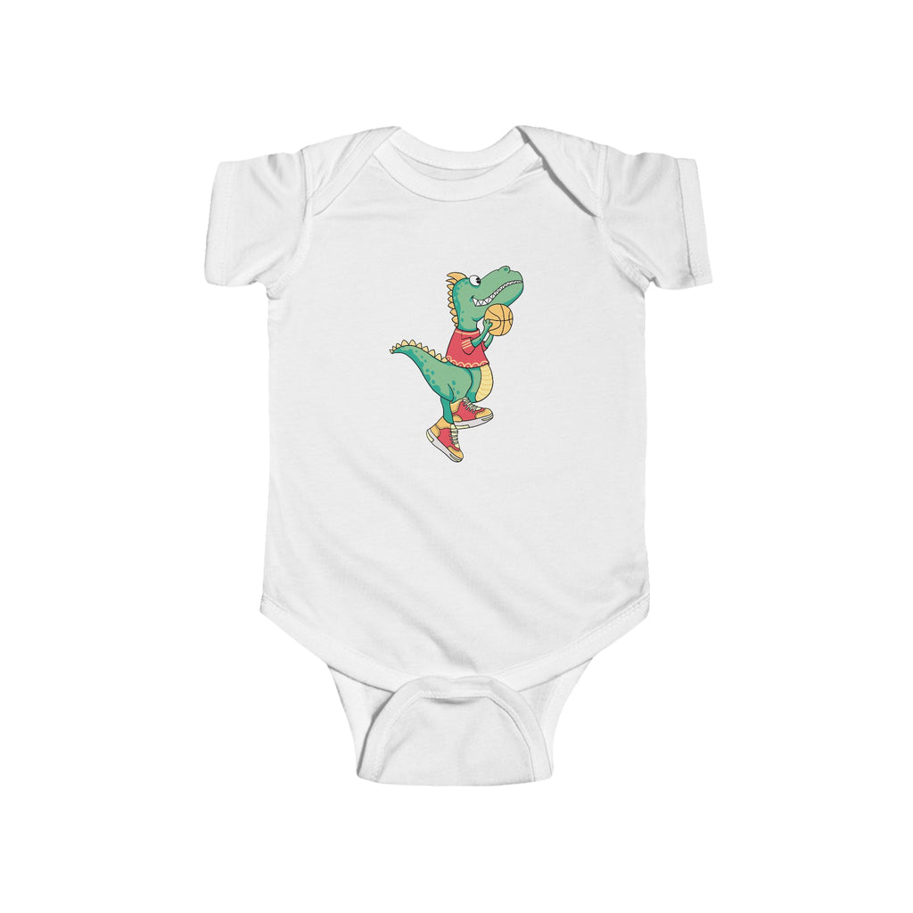 Dinosaur Themed Infant Bodysuit, Cute Baby Outfit, Toddler Gift, Fun Baby Shower Present, Playful Newborn Apparel, Adorable Animal Clothes