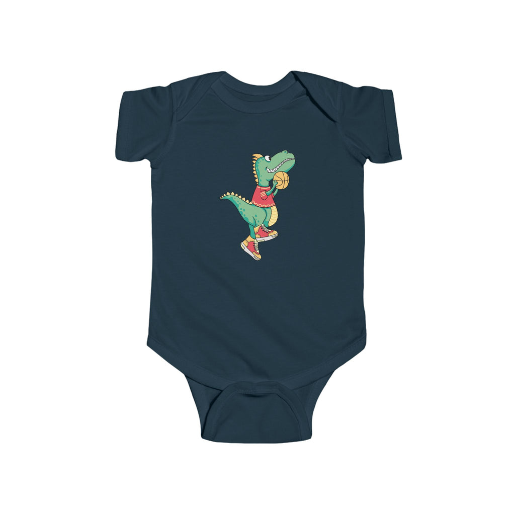 Dinosaur Themed Infant Bodysuit, Cute Baby Outfit, Toddler Gift, Fun Baby Shower Present, Playful Newborn Apparel, Adorable Animal Clothes