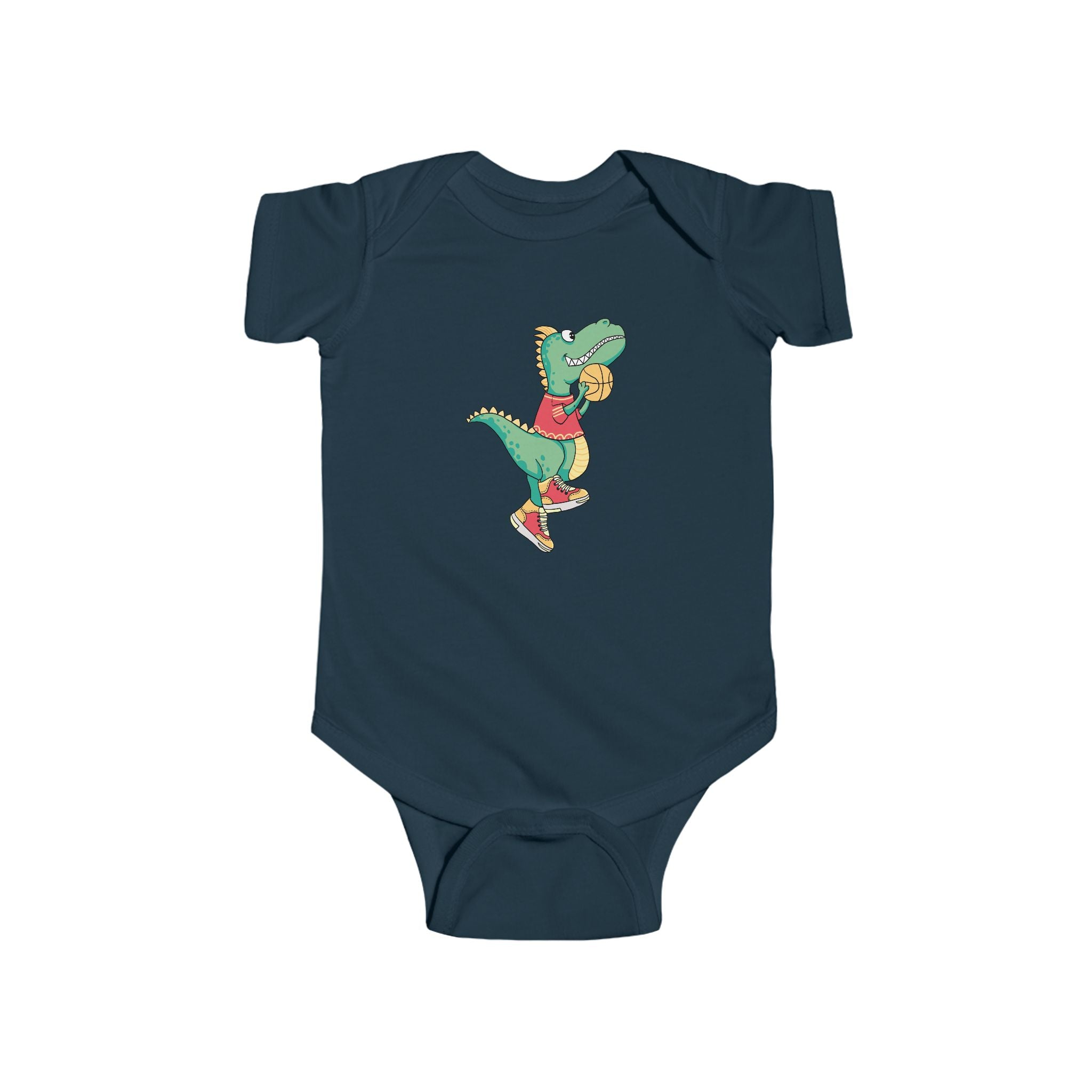 Dinosaur Themed Infant Bodysuit, Cute Baby Outfit, Toddler Gift, Fun Baby Shower Present, Playful Newborn Apparel, Adorable Animal Clothes