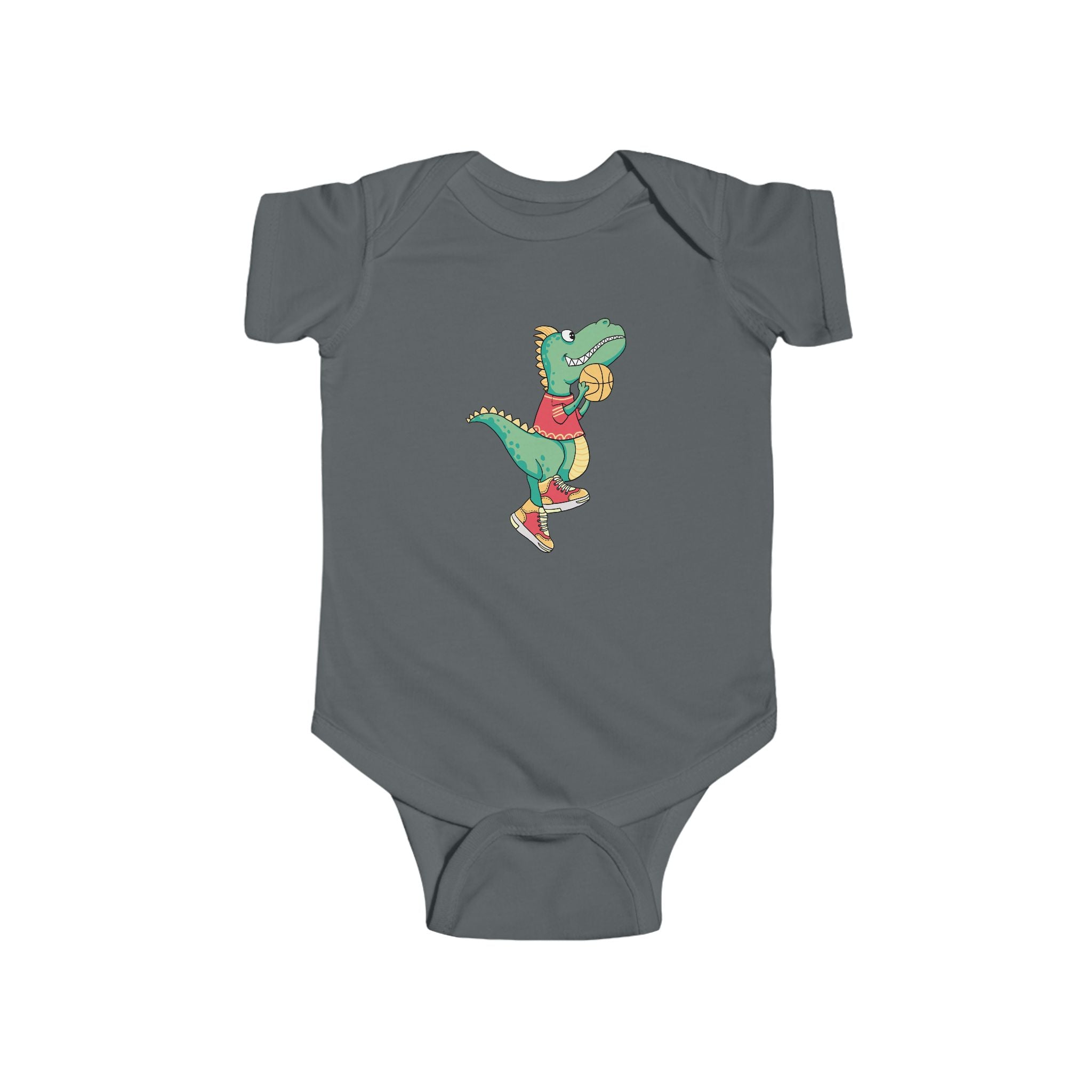 Dinosaur Themed Infant Bodysuit, Cute Baby Outfit, Toddler Gift, Fun Baby Shower Present, Playful Newborn Apparel, Adorable Animal Clothes