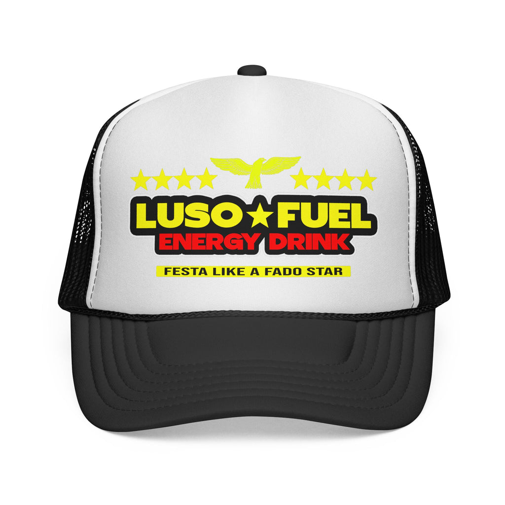 Luso Fuel Energy Party Trucker Cap, Unisex Hat, Festival Headwear, Outdoor Gear, Sports Accessories, Gift for Party Lovers