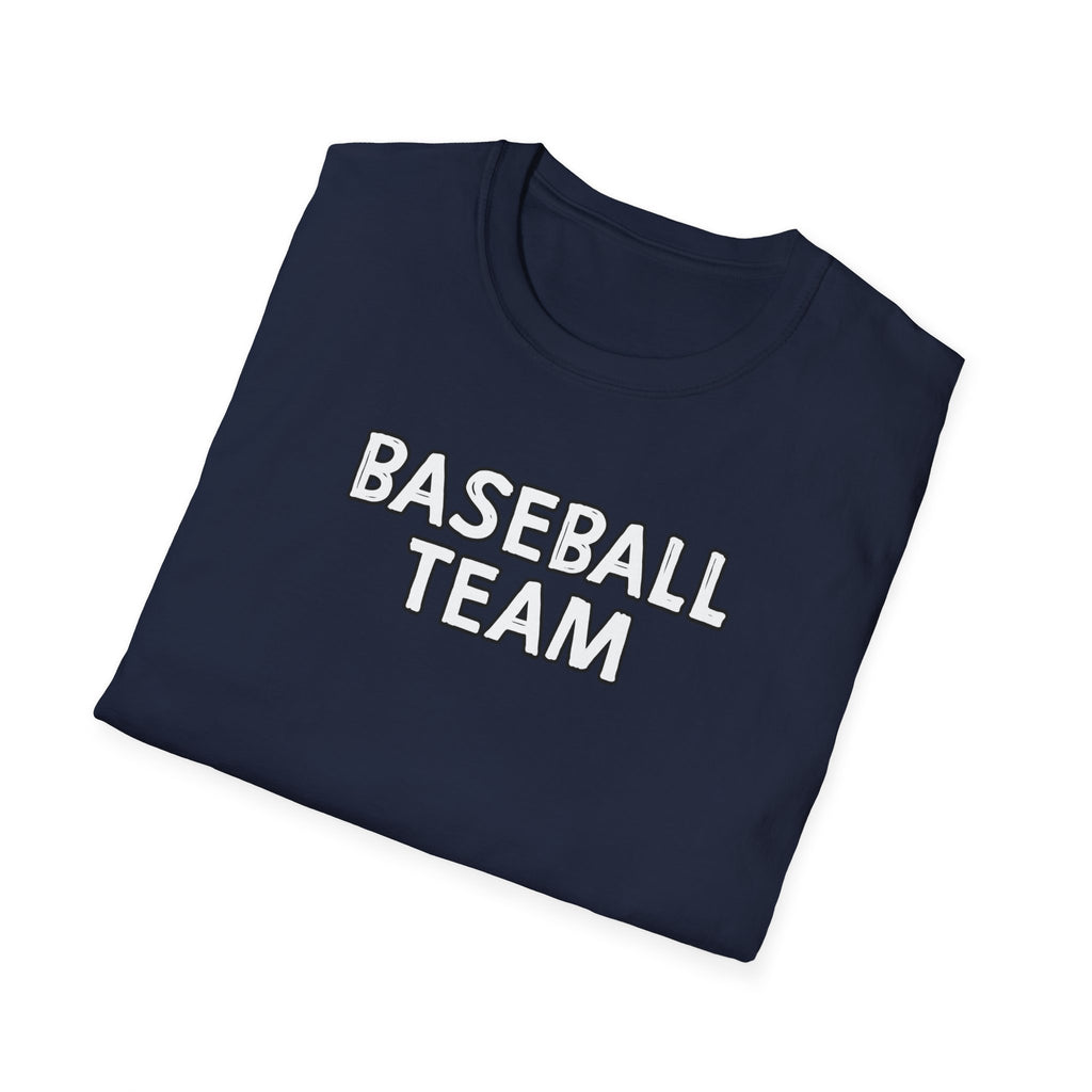 Baseball Team Unisex T-Shirt - Sporty, Casual Wear, Perfect for Team Spirit, Game Days, and Gifts, Summer Fun